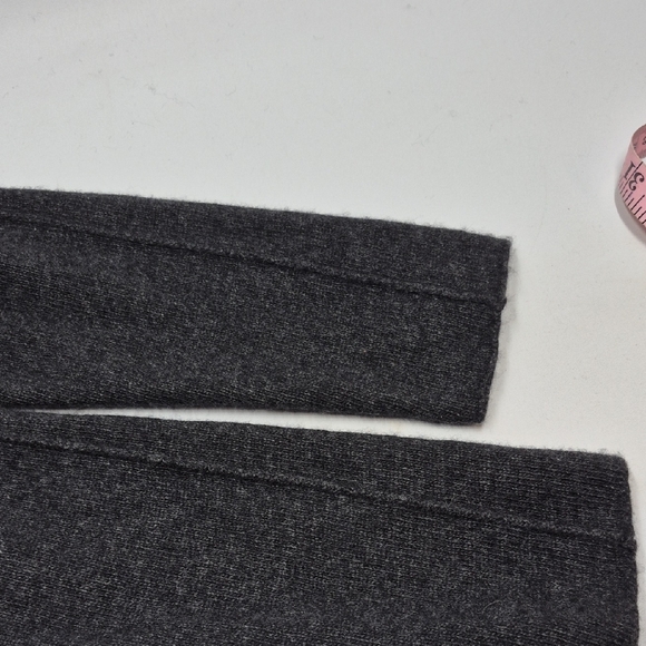 Bianco & Blu Gray Long Sleeve Sweater Merino Wool Cashmere Women's Size Large - Picture 6 of 12